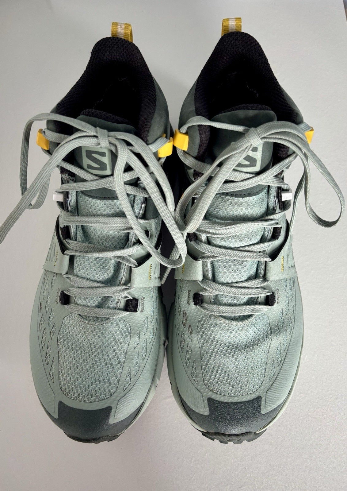 Scarpa da trekking Salomon donna Odyssey Mid GTX UK 6 ebano tempo tempestoso zolfo