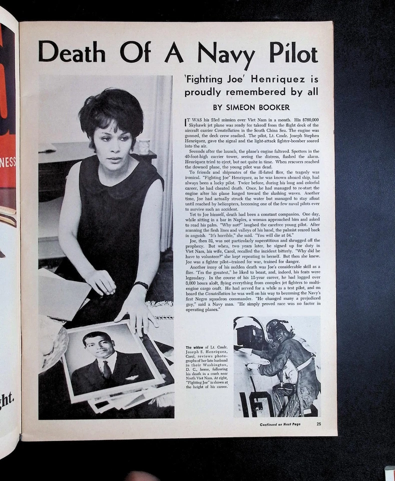 Ebony Magazine Jan 1967 Nichelle Nichols Star Trek Feature Vintage Issue - Image 3 of 4