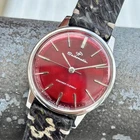 (SERVICED) Rare Vintage 1961 Seiko Seikomatic 17 Jewels Automatic Red Dial