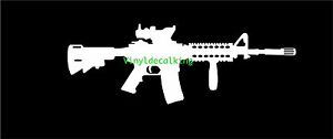 5.56 Vinyl Decal Sticker Car Window Wall Bumper Gun Ammo M16 AR-15 Assault Rifle