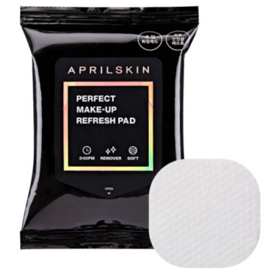 APRILSKIN Perfect Make-Up Refresh Pad 50g (30ea) Easy Cleansing Tissue NEU