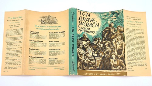 Ten Brave Women 1953 Sonia Daugherty SIGNED ~ illustrated by James Daugherty - Picture 9 of 9