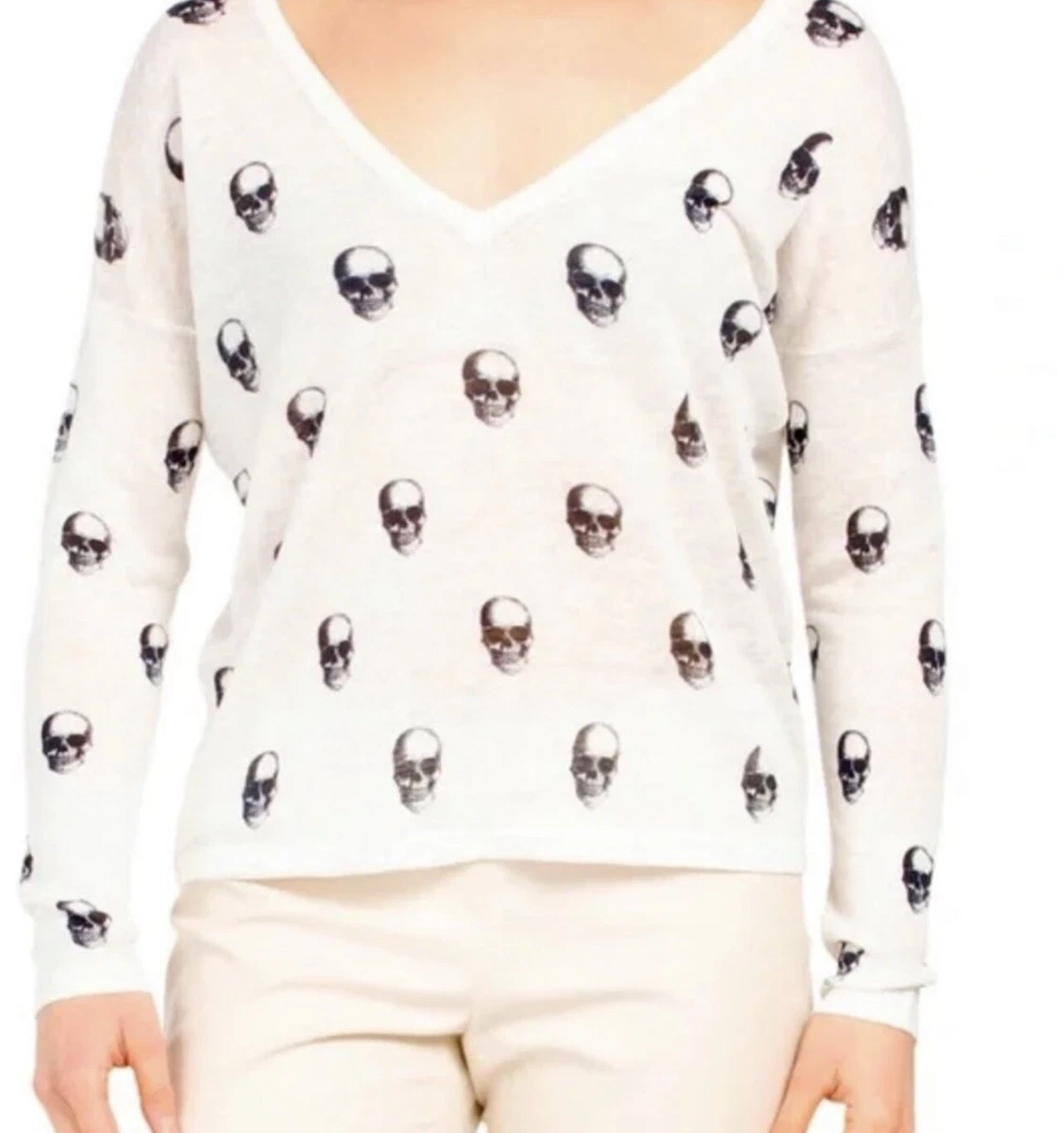 Skull cashmere sweater 2025