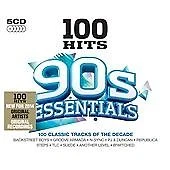 Various Artists : 100 Hits: 90s Essentials CD Box Set 5 discs (2013) Great Value