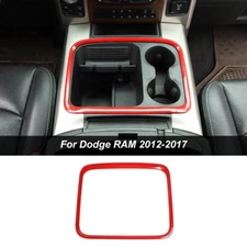 Inner Red Center Console Storage Box Panel Cover Trim For Dodge RAM 1500 2012-17