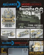 1/35 Br86 Detail Set (for Trumpeter 00217) (No Include Train) LW35063