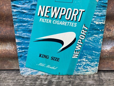 newport tobacco bag Shop Vintage 90s cigarettes Zip Pouch by Vie Art Original Newport Tobacco Sign Vintage