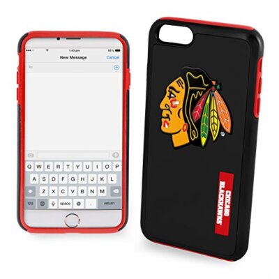 FOCO NHL Chicago Blackhawks Hybrid For iPhone SE 2022, 2020, 8 ,7, 6 & 6S