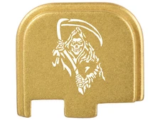 for Glock 43, 43X, 48 Slide Cover Rear Plate Anodized Aluminum, USA Made