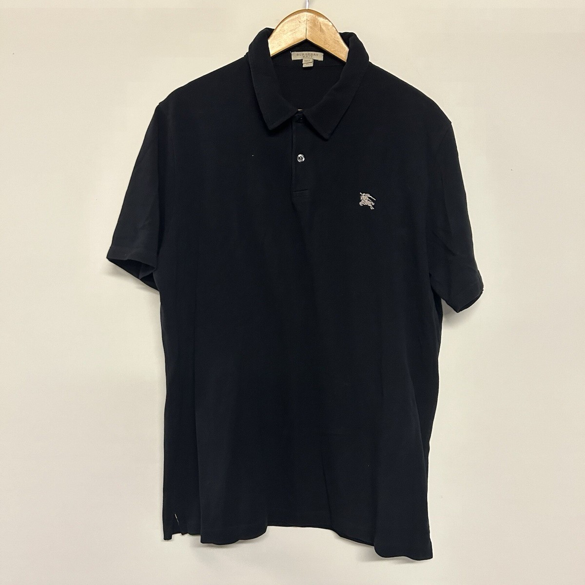 トップス 00s Burberry polo shirts y2k archive Y2K BURBERRY Navy Polo Shirt (S) - Imber Vintage