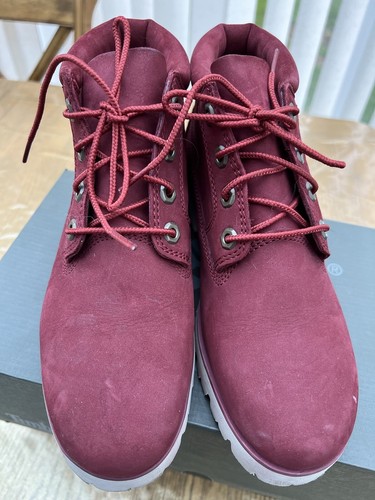 Timberland Mujer Borgoña Heritage Lite Nellie Chukka Botas de Entrenamiento Talla UK 5 - Imagen 8 de 8