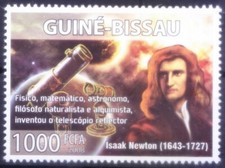 Guinea Bissau 2008 MNH, Newton, Astronomer, physicist, Science, mathematician