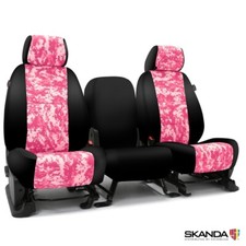 Custom-fit Neosupreme Seat Covers Pink Digital Camo Wblack Sides Camouflage