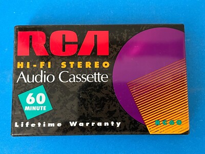 Vintage RCA RC 60 Minute Hi-Fi Stereo Audio Cassette Blank Tapes Sealed NOS New