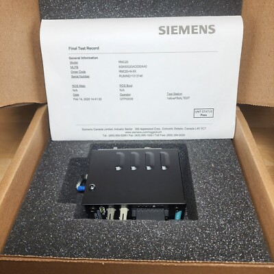Siemens 6GK60020AC030AA0 Ruggedcom RMC20 Media Converter Serial Fiber RMC20-HI-X