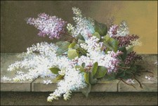 Needlework Crafts Full Embroidery Counted Cross Stitch Kits 14 ct Branch Lilacs