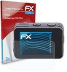 atFoliX 3x Protecteur d'écran pour Rollei Actioncam 10S Plus clair