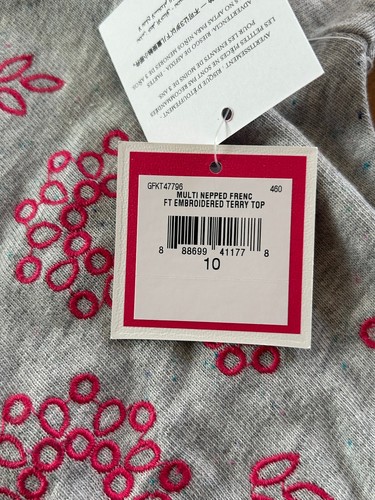 Juicy Couture Black Label Girls NWT Heather Gray/Pink 2 Piece Outfit Size 8/10 - Picture 7 of 10