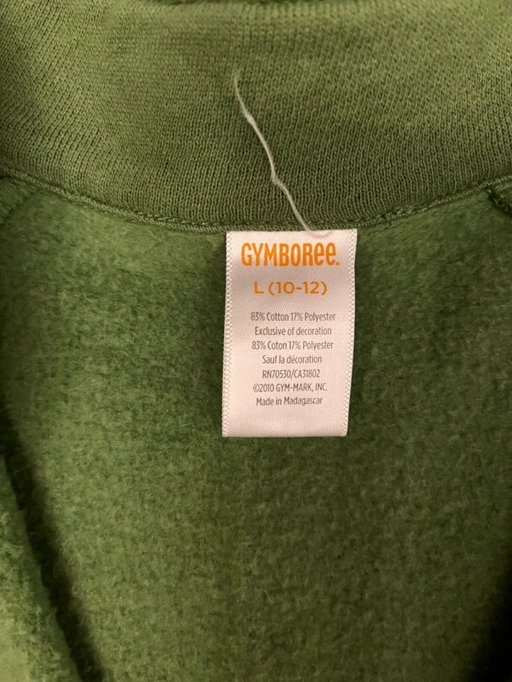 Chaqueta Gymboree Niños Verde Cremallera Talla L (10-12) Foto 3 de 3