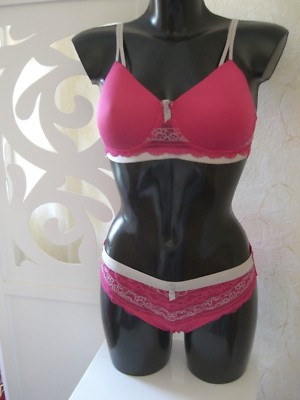 Amoena Lara Pink Prothesen-BH Set Größe 75 A/36 75 B/38 Cup NEU