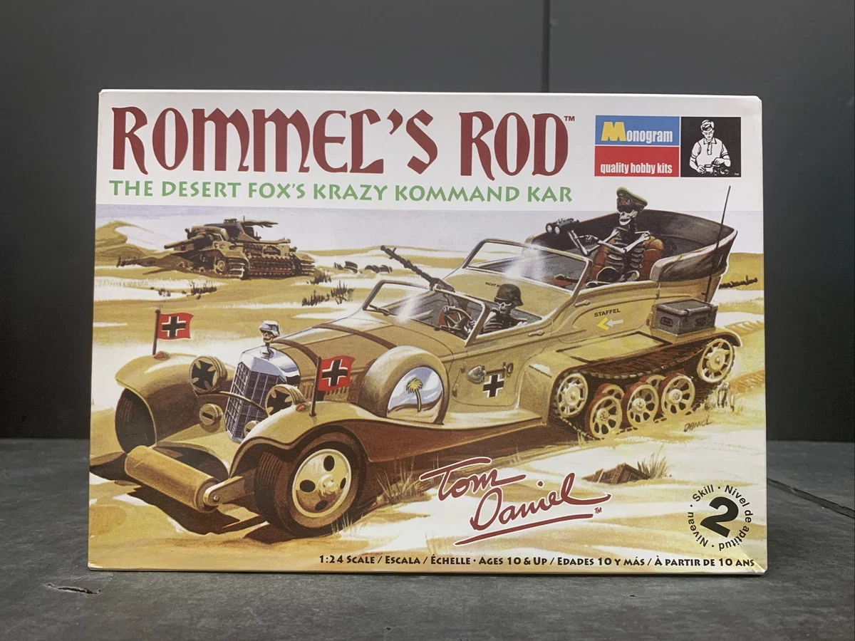 Monogram 85 4260 1 24 Tom Daniel Rommel s Rod Model Kit New Open