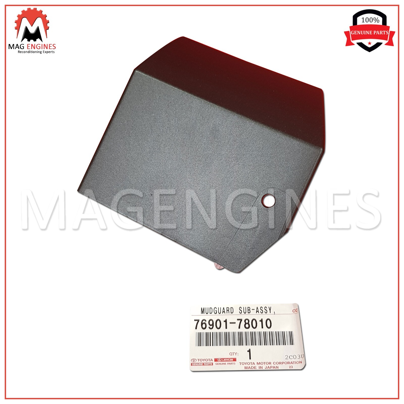 76901-78010 GENUINE OEM MUDGUARD SUB-ASSY, SIDE, RH 7690178010 | eBay 