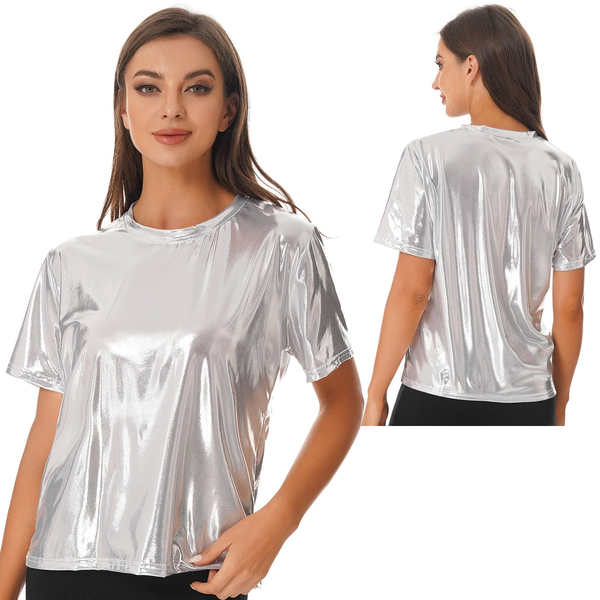 silver shirts for women