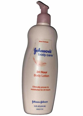 Johnson's Softlotion 24 Hour Moisturizer Body Lotion 414ml (14 oz) RARE