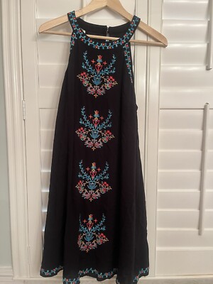 green emerald velvet dress White Embroidered Eyelet Mini Dress - Shift Dresses main image 0