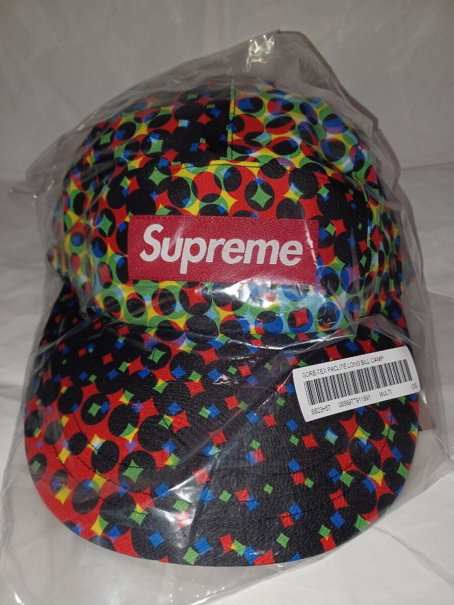 Supreme Gore-Tex Paclite Long Bill Camp Cap Multicolor SS23 Supreme Gore-Tex Paclite Long Bill Camp Cap Multicolor SS23