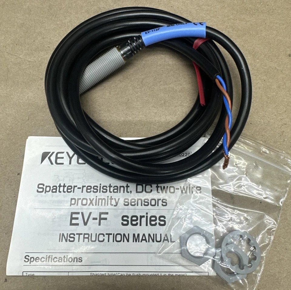 NEW IN BOX SURPLUS- Keyence EV-112F Proximity Switch Sensor || FAST SHIPPED 🇺🇸 - Image 3 of 4