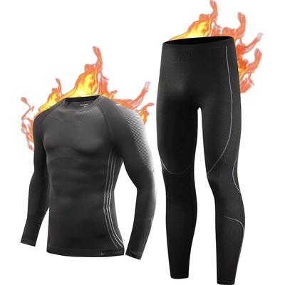 NOOYME Herren Thermounterwäsche L - Atmungsaktiv & Warm für Sport und Freizeit