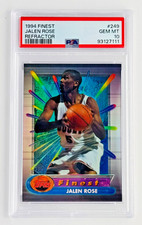 1994 Topps Finest Jalen Rose Rookie Refractor PSA 10 POP 4 Nuggets SP RC