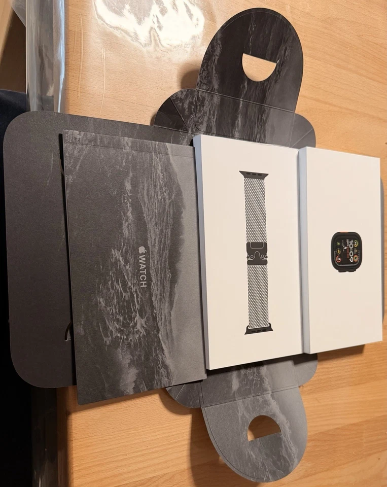 Apple Watch Ultra 2 Schwarz Black Milanaise Armband TOP Wie NEU - Bild 2 von 4