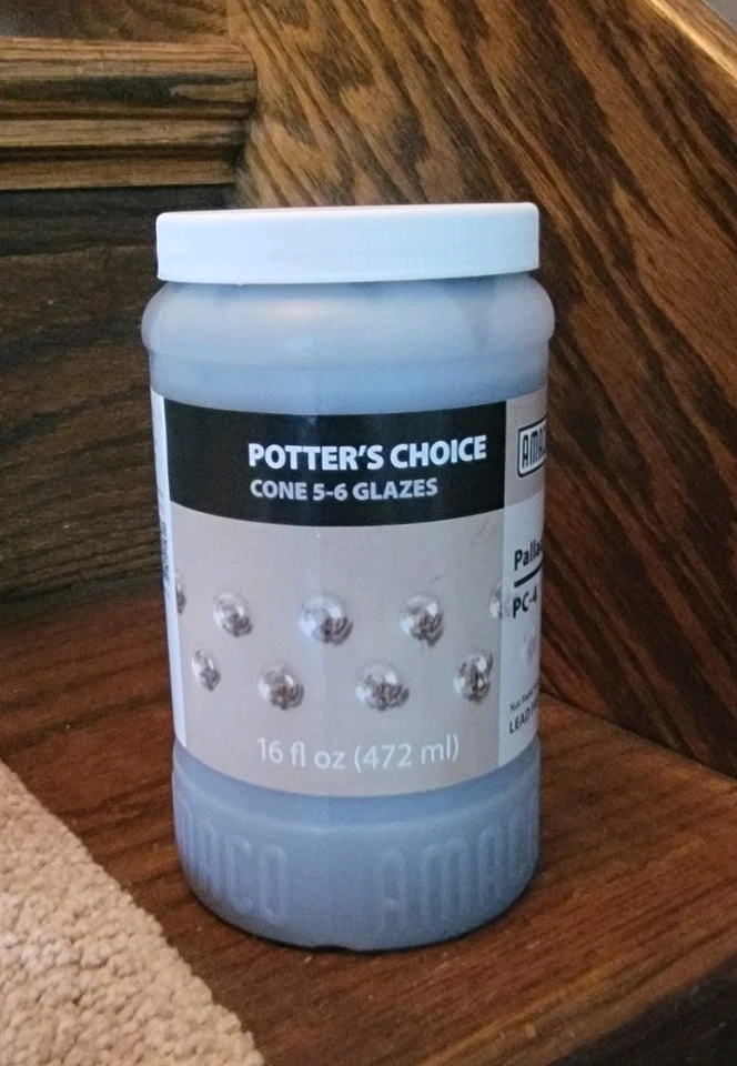 NUEVO SELLADO AMACO POTTERS CHOICE 16 OZ PALADIO PC-4 CONO DE ESMALTE DE CERÁMICA 5-6 Foto 2 de 4