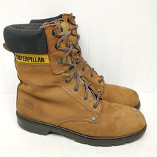 Botas Caterpillar para hombre talla 9,5 máquina para caminar tostadas a media pantorrilla 2641129 CAT