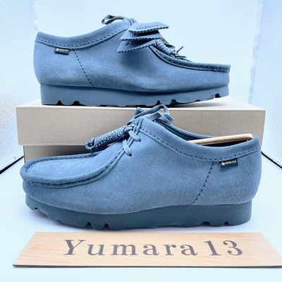 Clarks Wallabee GORE-TEX Blue Grey Suede 26176570 UK 4-13 | eBay