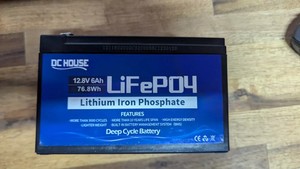 12V 6Ah LiFePO4 3000+ Zyklen Deep Cycle wiederaufladbare Lithium Batterie