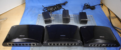(3) Lot of D-Link DGS 1008G BGS1008GA 8 Port Ethernet Switch