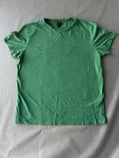 Hugo BOSS Green Men's Logo Cotton T-Shirt Size Large