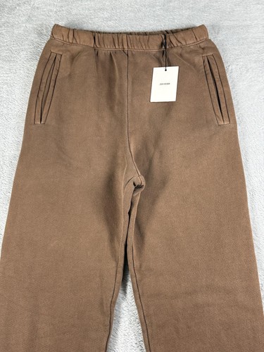 Joah Brown Hose Damen XS Braun Fleece Jogginghose Sweatpants Made USA Lounge Neu - Bild 2 von 18