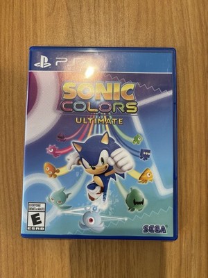 SEGA Sonic Colors Ultimate PS4 Sonic the Hedgehog Action Adventure E NTSC Manual