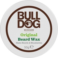 Image of BULLDOG Skincare - Original Beard Wax for Men, Style Beards & Moustaches, 50g