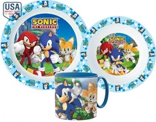 Sonic the Hedgehog dinnerware set