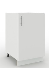 JD Greta Adjustable Kitchen Base Unit 500mm Storage Cabinet – White Matt