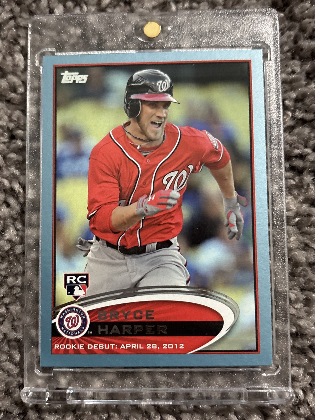 2012 Topps Update Bryce Harper RC Walmart Blue Border #US183