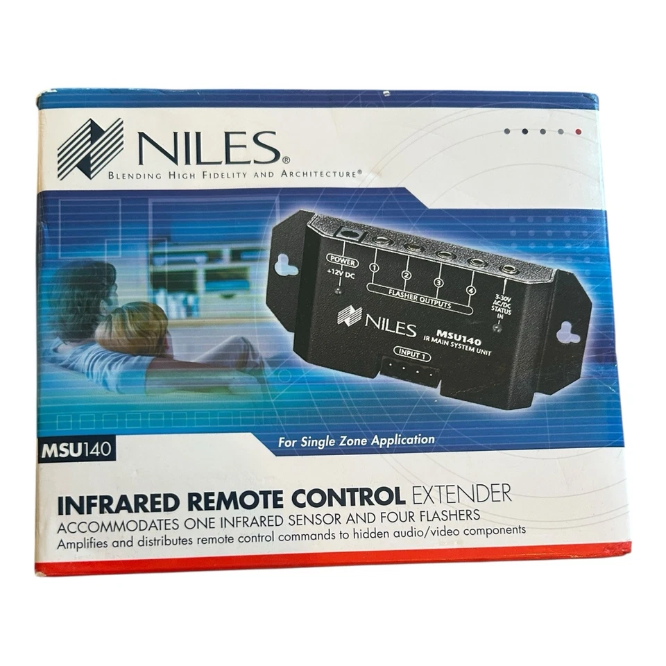 Niles Infrared Remote Control Extender MSU140 - Main System Unit NEW IN BOX - Image 4 of 4