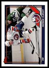1991-92 Topps Patrick Flatley New York Islanders #343