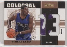 2010-11 Playoff National Treasures Jersey Number Prime /10 Tyreke Evans #21 0ex8