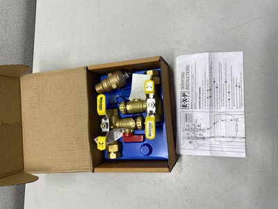 Nibco Webstone 3/4 Inch Full Port Hot & Cold Ball Valves Kit 44443WPR